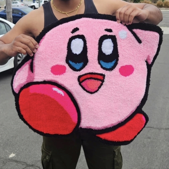 Kirby Pink Custom Rug - Picture 2 of 7